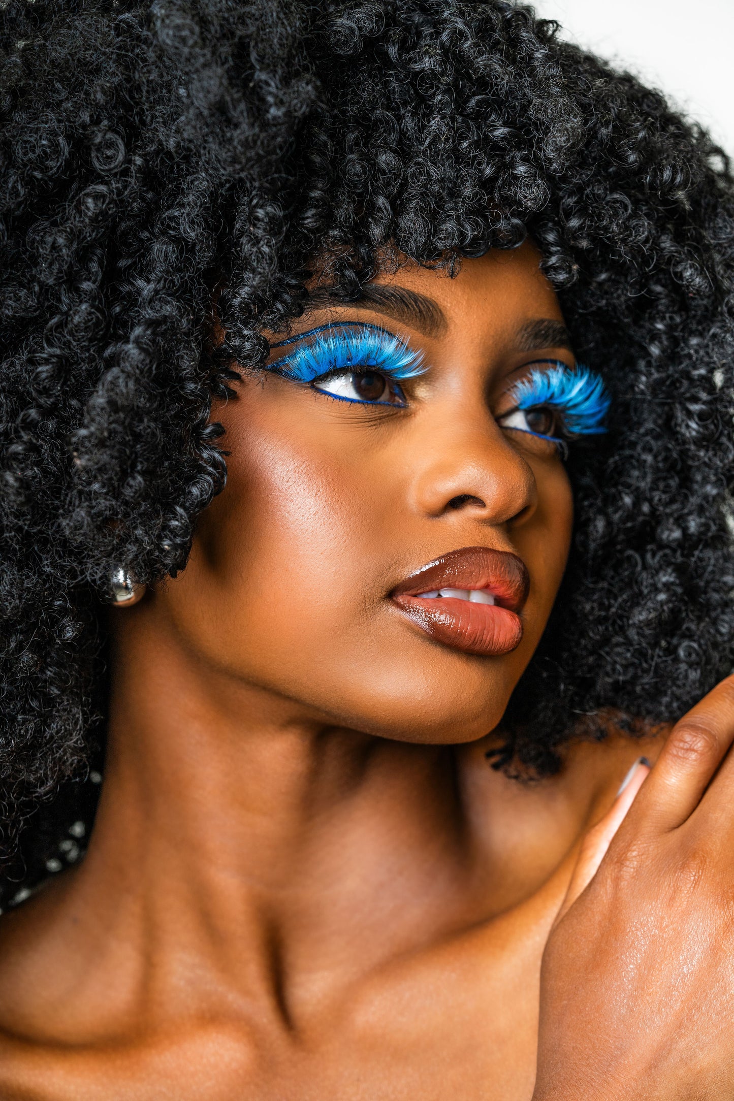 BAHIRA Color Craze “Icebox” Vegan Friendly All-Blue Glow Lash, Vivid Color with a Radiant Glow Effect, Lightweight and Comfortable, Designed for an All-Day Reusable Wear