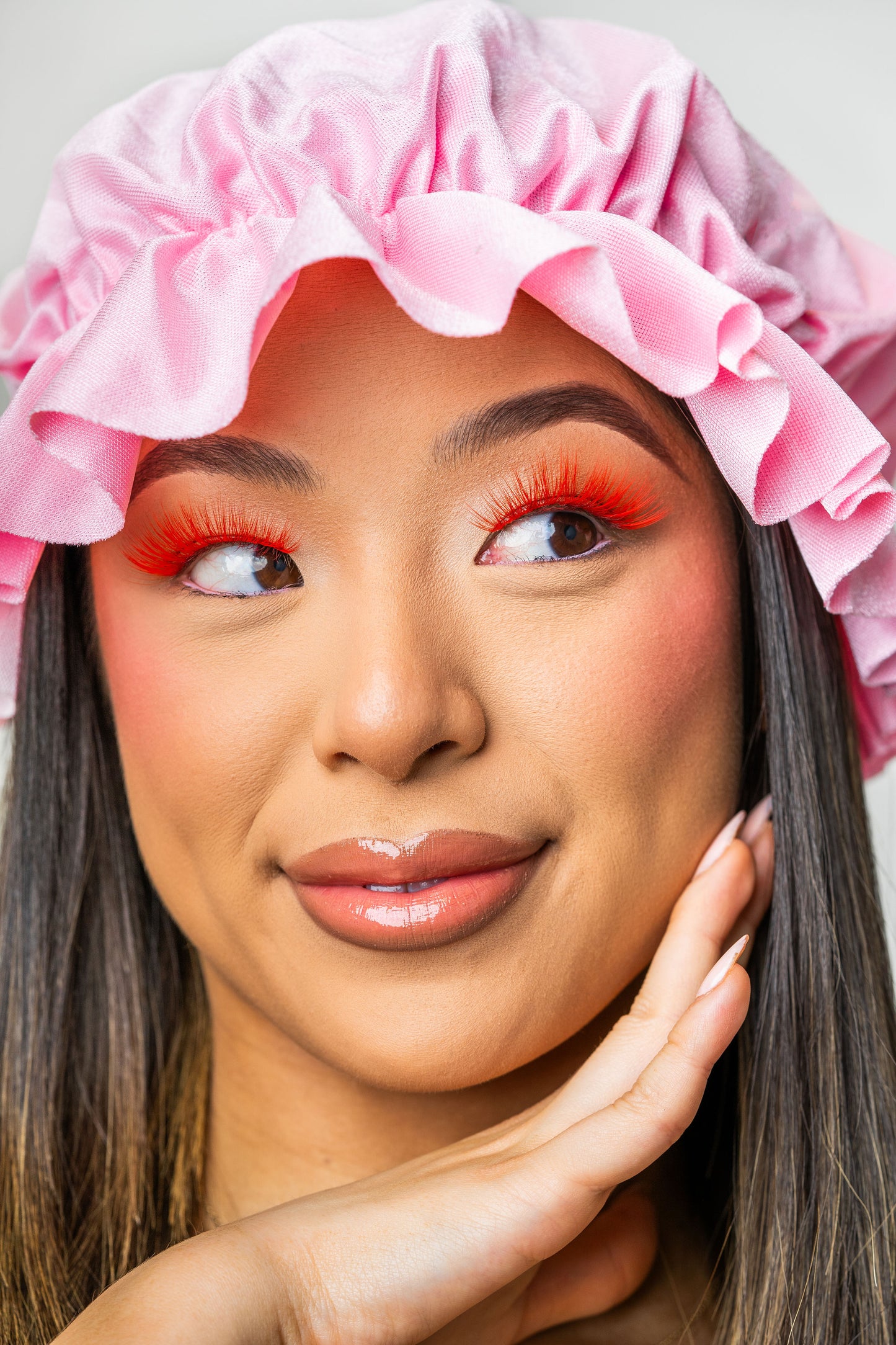 BAHIRA Color Craze “Siren” Vegan Friendly All-Red Glow Lash, Bold Color with a Radiant Glow Effect, Lightweight and Comfortable, Designed for an All-Day Reusable Wear