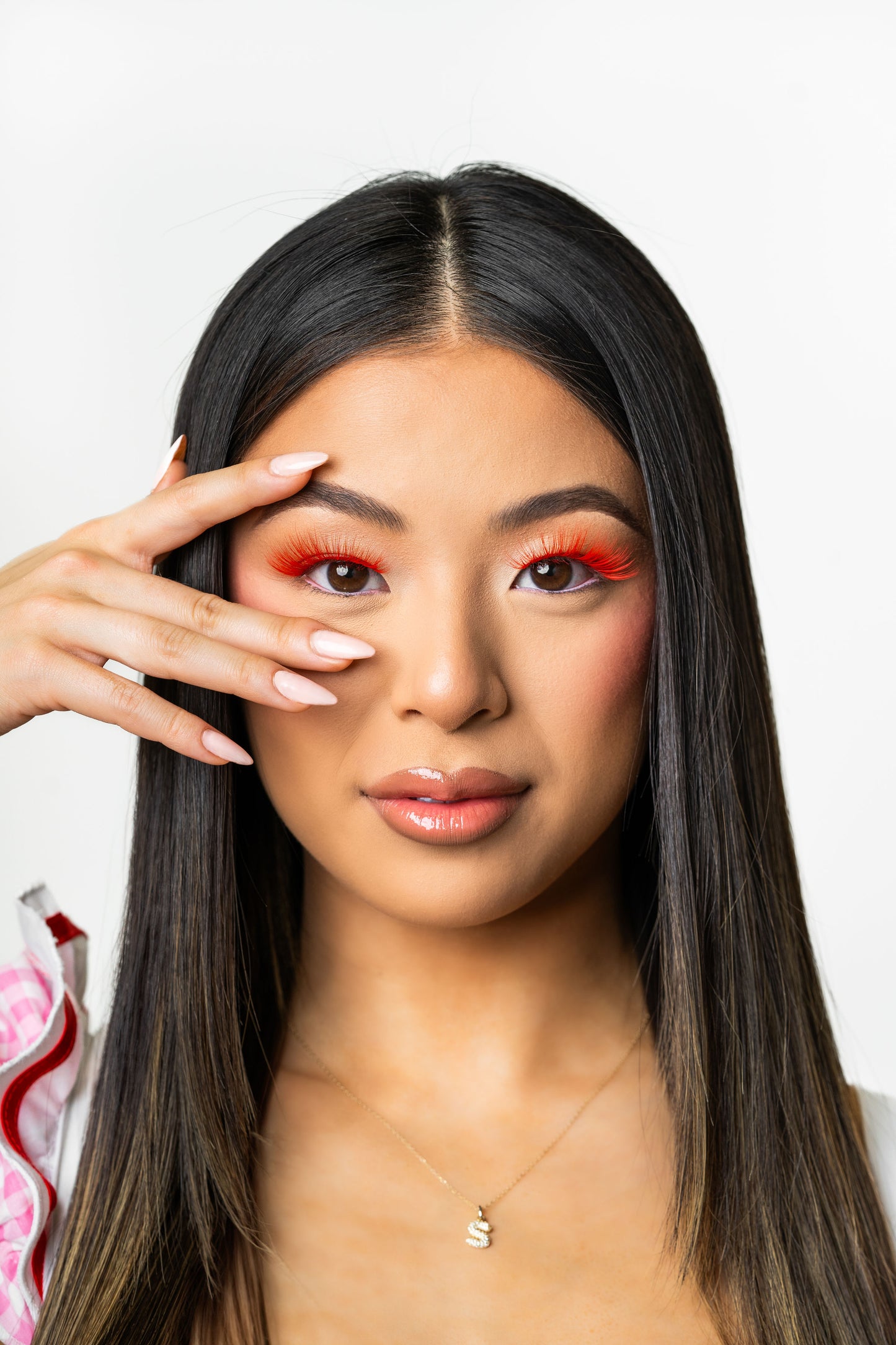 BAHIRA Color Craze “Siren” Vegan Friendly All-Red Glow Lash, Bold Color with a Radiant Glow Effect, Lightweight and Comfortable, Designed for an All-Day Reusable Wear