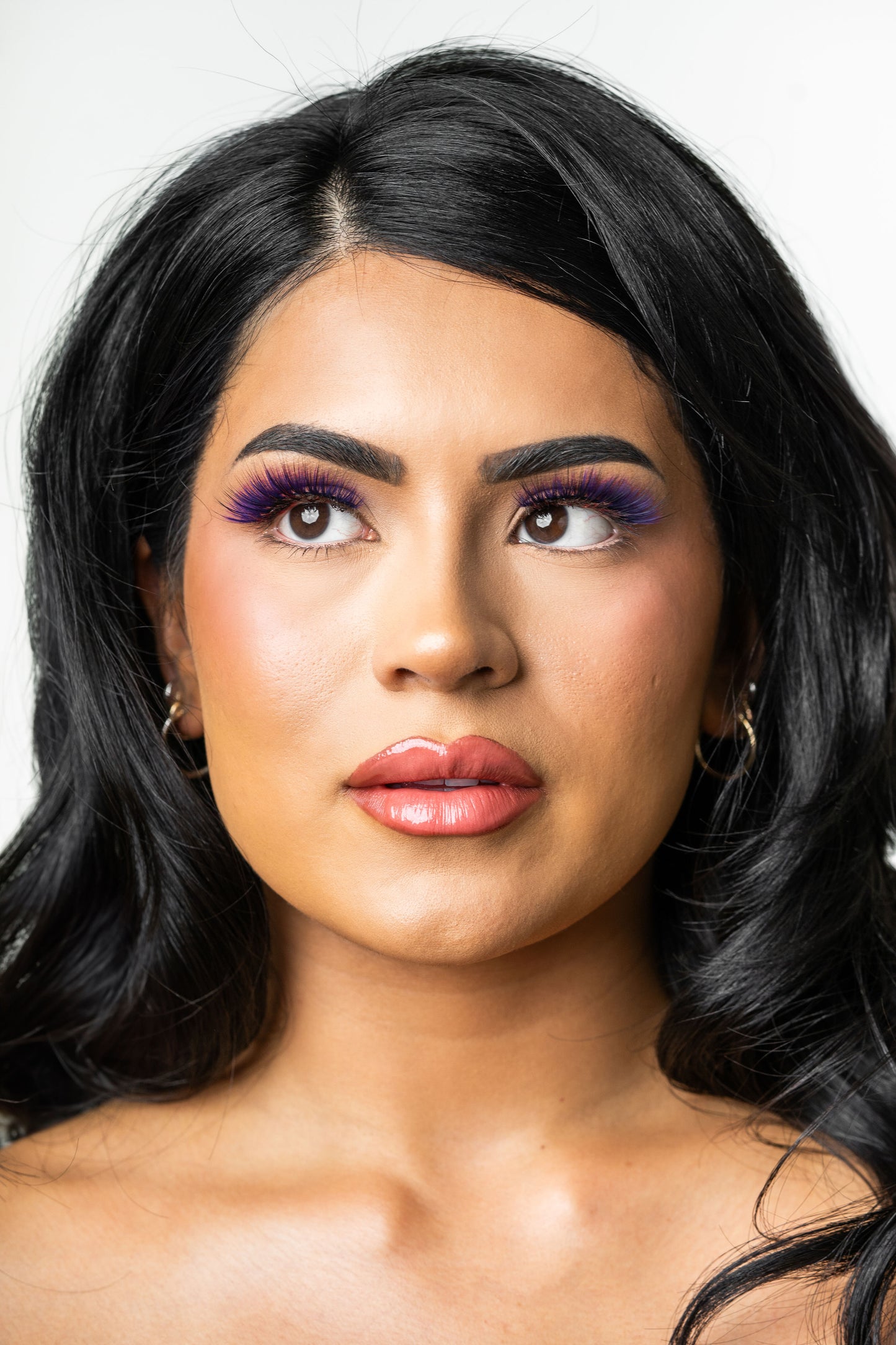 BAHIRA Color Craze “Euphoria” Vegan Friendly Purple Glow Lash, Bold Color with a Radiant Glow Effect, Lightweight and Comfortable, Designed for an All-Day Reusable Wear