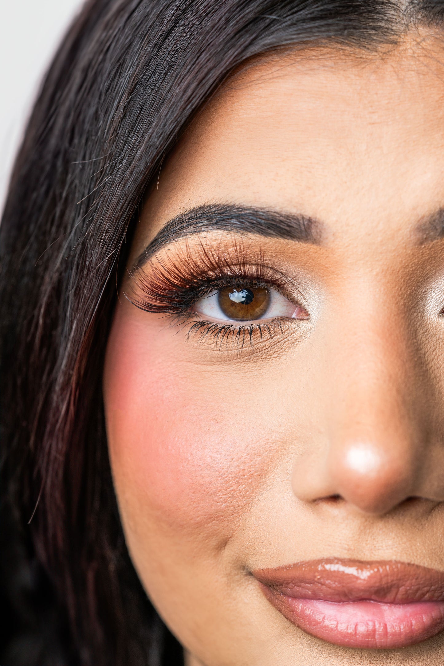 BAHIRA Color Craze “Twilight” Vegan Friendly Brown Sombré Lash, Bold Color with a Soft Ombre Transition, Lightweight and Comfortable, Designed for an All-Day Reusable Wear