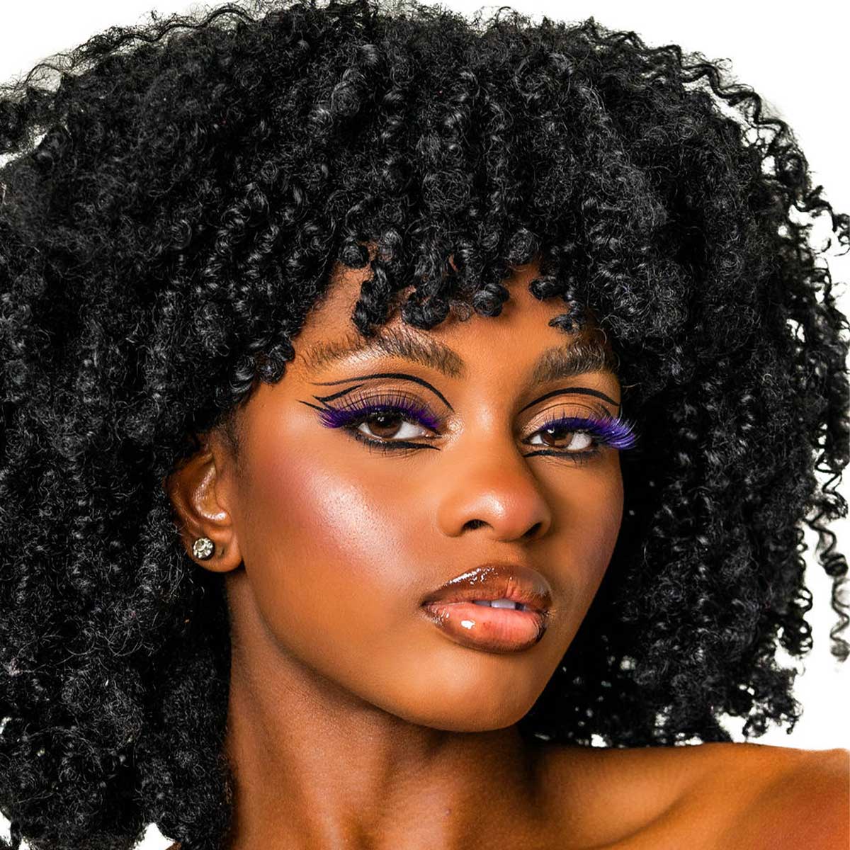 BAHIRA Color Craze “Euphoria” Vegan Friendly Purple Glow Lash, Bold Color with a Radiant Glow Effect, Lightweight and Comfortable, Designed for an All-Day Reusable Wear