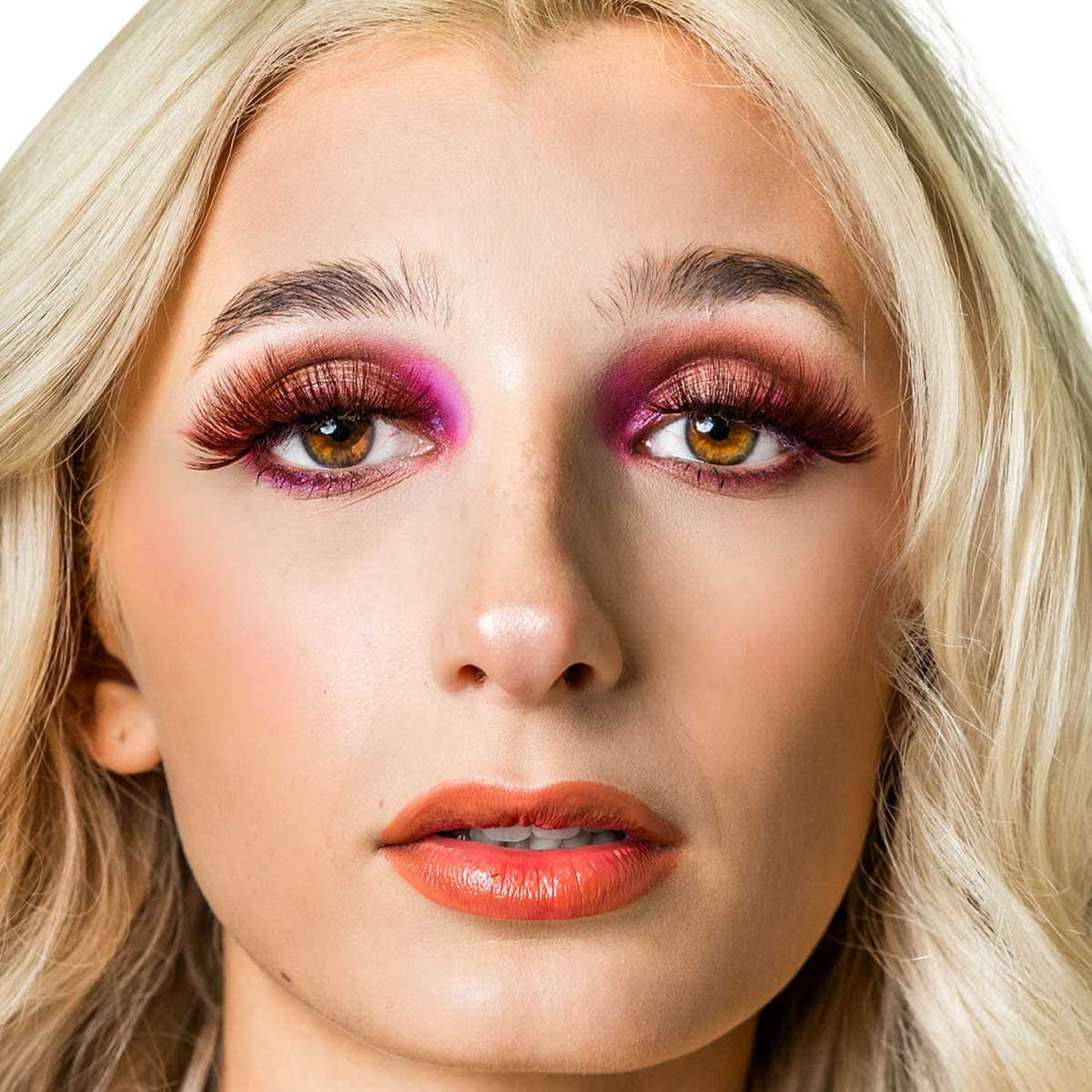 BAHIRA Color Craze “Rosé” Vegan Friendly Wispy Rose Brown Nude Lash, Natural Look with Subtle Color Enhancement, Lightweight and Comfortable, Designed for an All-Day Reusable Wear
