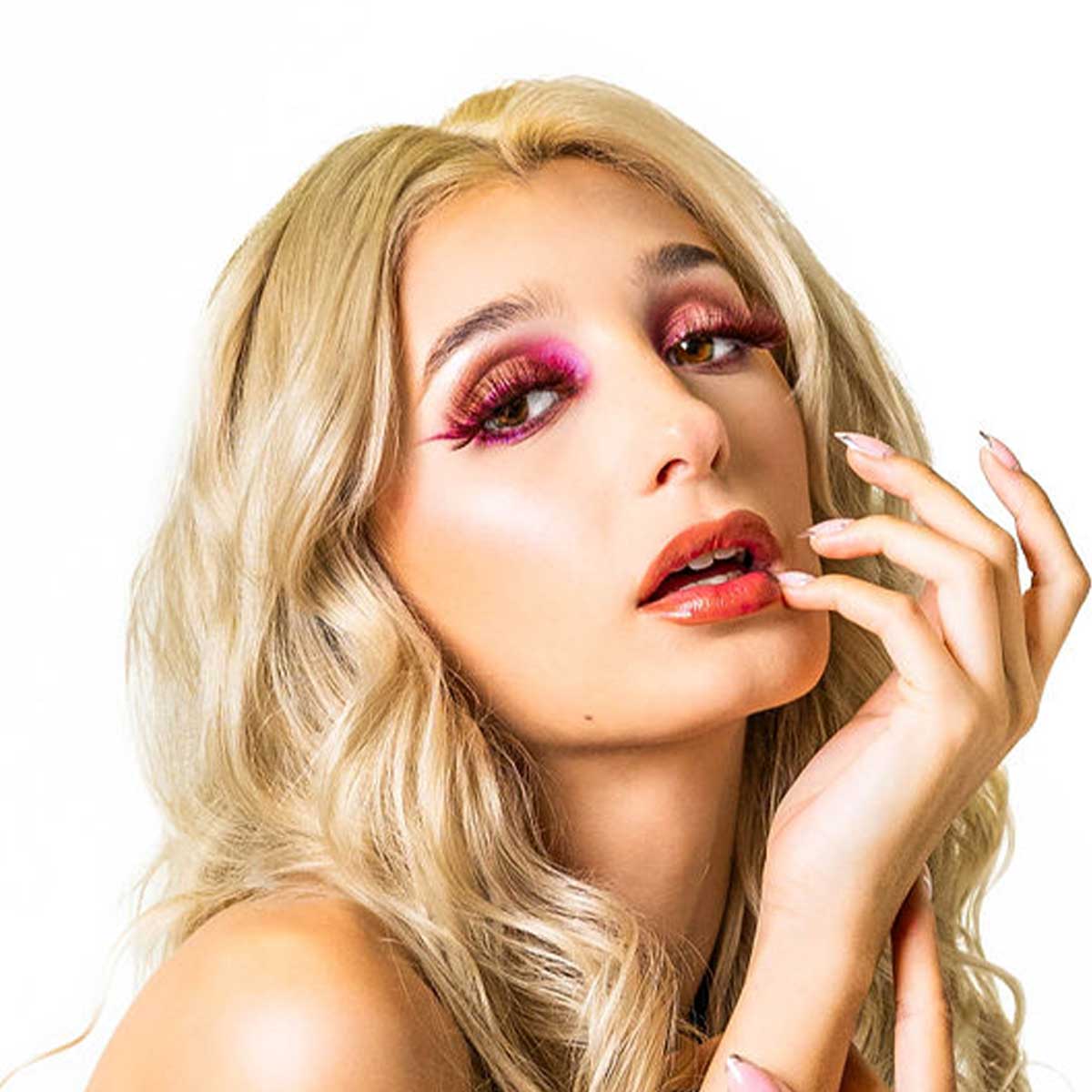 BAHIRA Color Craze “Rosé” Vegan Friendly Wispy Rose Brown Nude Lash, Natural Look with Subtle Color Enhancement, Lightweight and Comfortable, Designed for an All-Day Reusable Wear