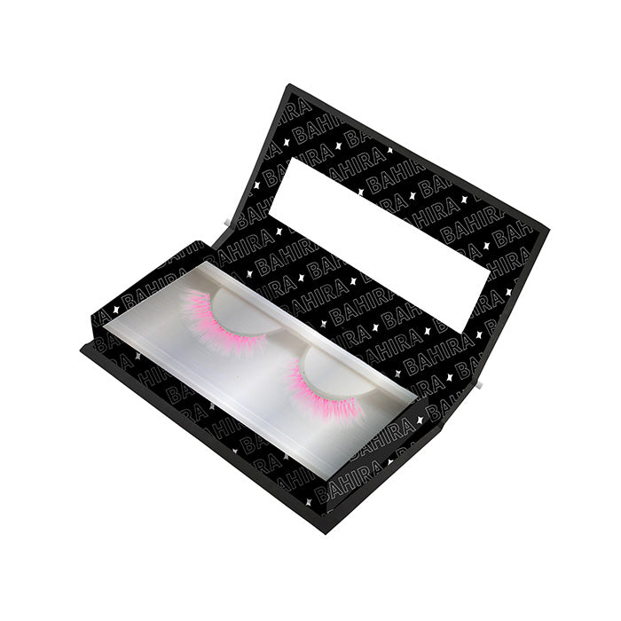 BAHIRA Color Craze “Bebesita” Vegan Friendly Pink Glow Lash, Vivid Color with a Radiant Glow Effect, Lightweight and Comfortable, Designed for an All-Day Reusable Wear