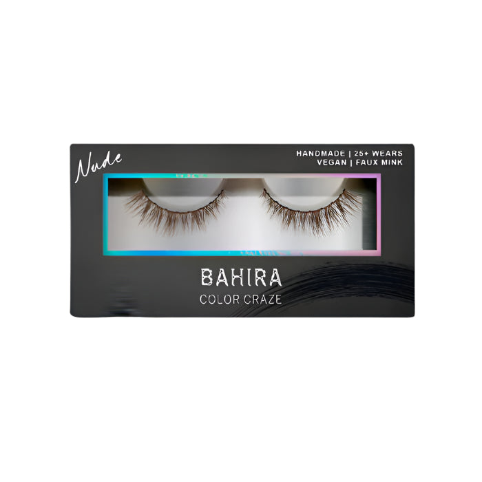 BAHIRA Color Craze “Cinnamon” Vegan Friendly Light Ash Nude Lash, Natural Enhancement with a Polished Look, Lightweight and Comfortable, Designed for an All-Day Reusable Wear