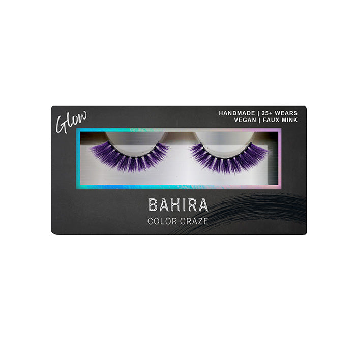BAHIRA Color Craze “Euphoria” Vegan Friendly Purple Glow Lash, Bold Color with a Radiant Glow Effect, Lightweight and Comfortable, Designed for an All-Day Reusable Wear