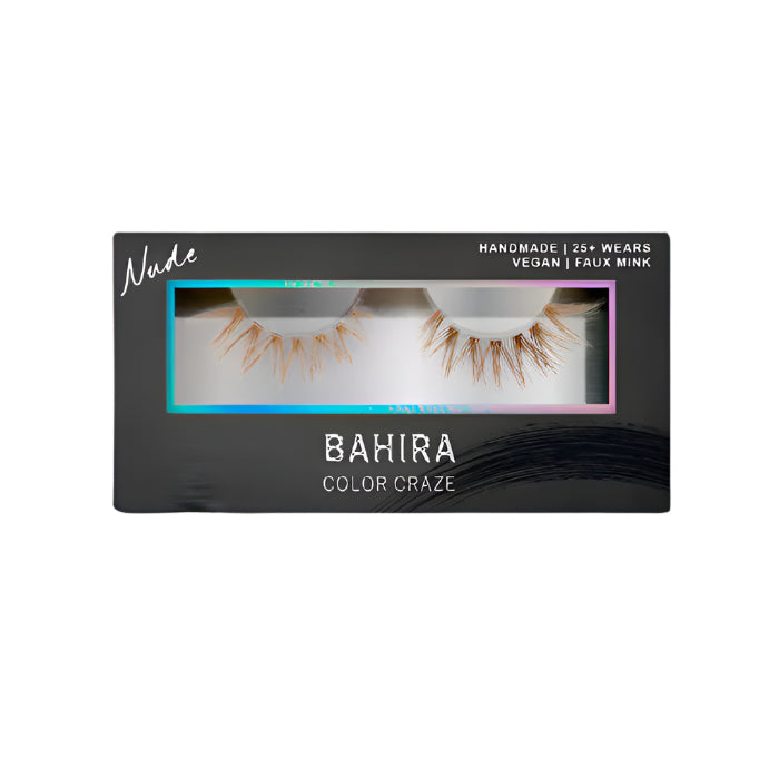 BAHIRA Color Craze “Guerita” Vegan Friendly White Nude Lash, Subtle Enhancement with a Soft Radiant Touch, Lightweight and Comfortable, Designed for an All-Day Reusable Wear
