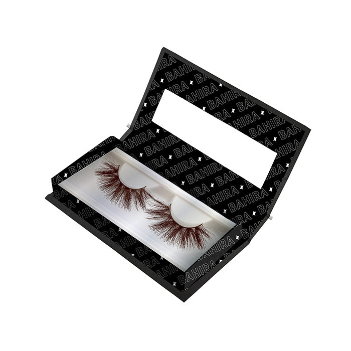 BAHIRA Color Craze “Rosé” Vegan Friendly Wispy Rose Brown Nude Lash, Natural Look with Subtle Color Enhancement, Lightweight and Comfortable, Designed for an All-Day Reusable Wear