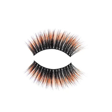 BAHIRA Color Craze “Twilight” Vegan Friendly Brown Sombré Lash, Bold Color with a Soft Ombre Transition, Lightweight and Comfortable, Designed for an All-Day Reusable Wear