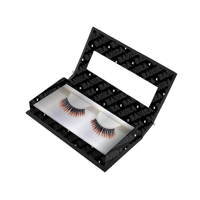 BAHIRA Color Craze “Twilight” Vegan Friendly Brown Sombré Lash, Bold Color with a Soft Ombre Transition, Lightweight and Comfortable, Designed for an All-Day Reusable Wear