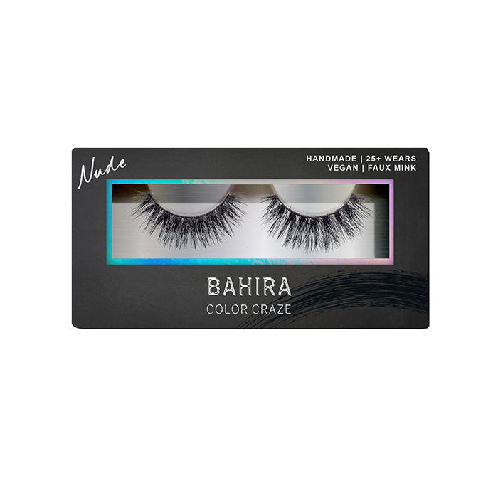 BAHIRA Color Craze “Universal” Vegan Friendly Black Nude Lash, Classic Color with a Natural Finish, Lightweight and Comfortable, Designed for an All-Day Reusable Wear