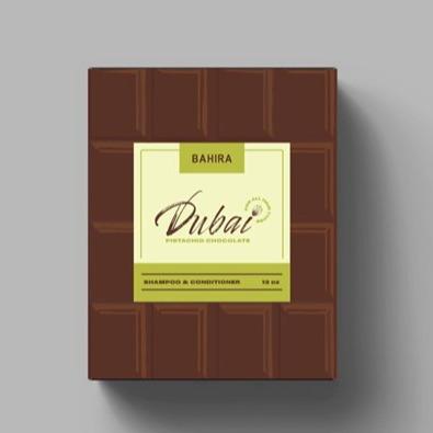 Dubai Chocolate & Pistachio Shampoo & Conditioner Bundle by BAHIRA – Indulgent Hydration & Nourishing Hair Care Duo